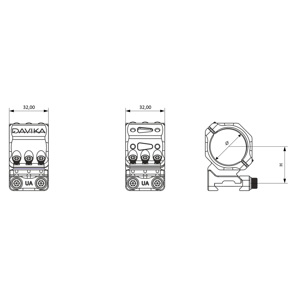 30mm prstenovi za optiku | Picatinny baza