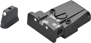 CZ P-07, CZ P-09 adjustable sight set with white dots LPA