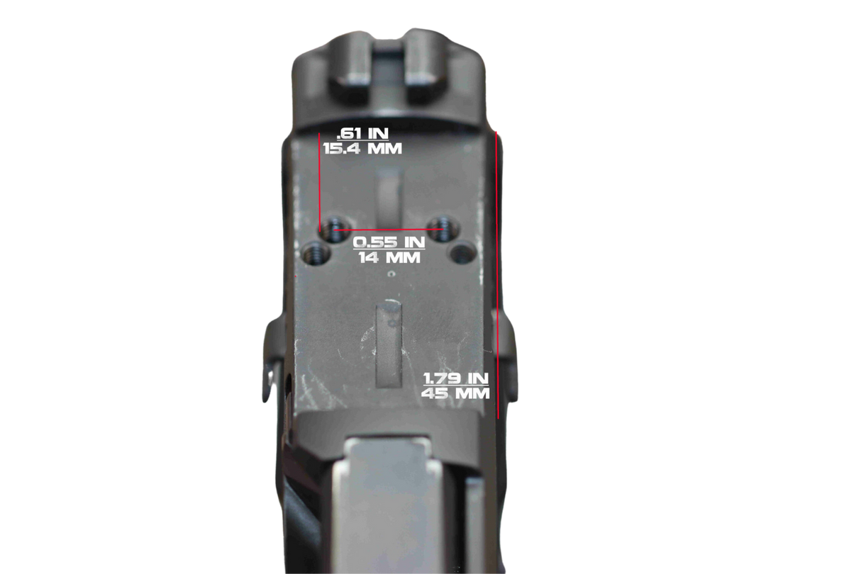 Sig P320 XFull red dot plate universal | type C Outer Impact