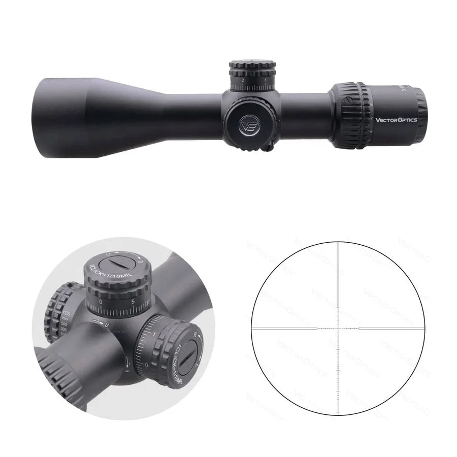 Vector Optics Veyron 3-12x44 FFP kompaktni puščani ciljnik Vector Optics