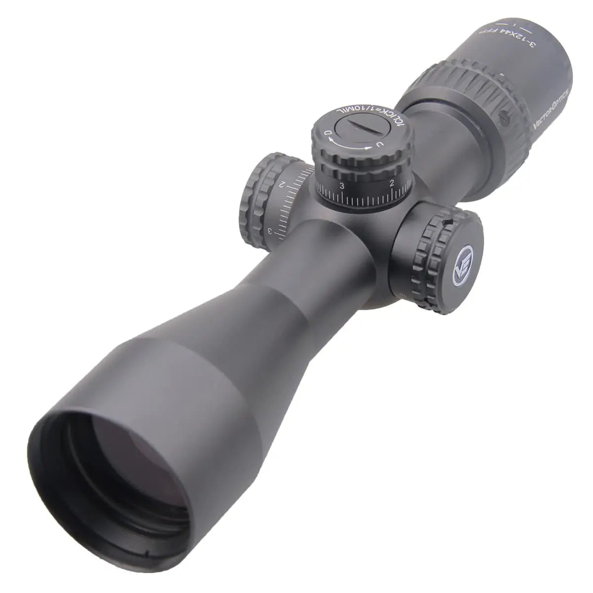 Vector Optics Veyron 3-12x44 FFP kompaktni puščani ciljnik Vector Optics