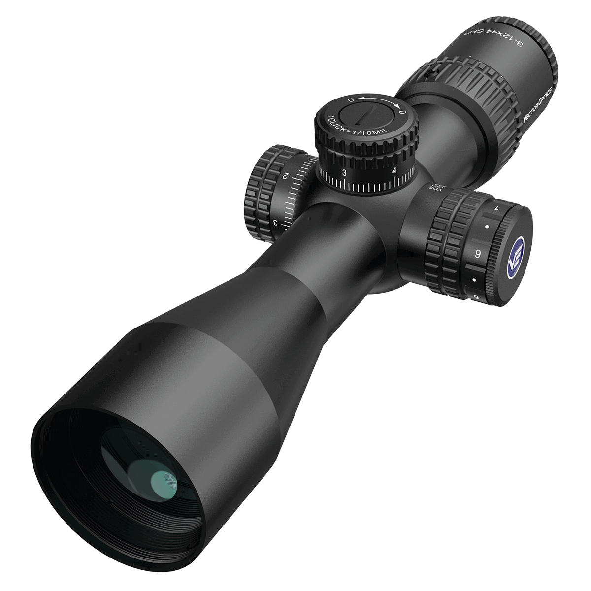 Vector Optics Veyron 3-12x44IR SFP kompaktni puščani ciljnik Vector Optics