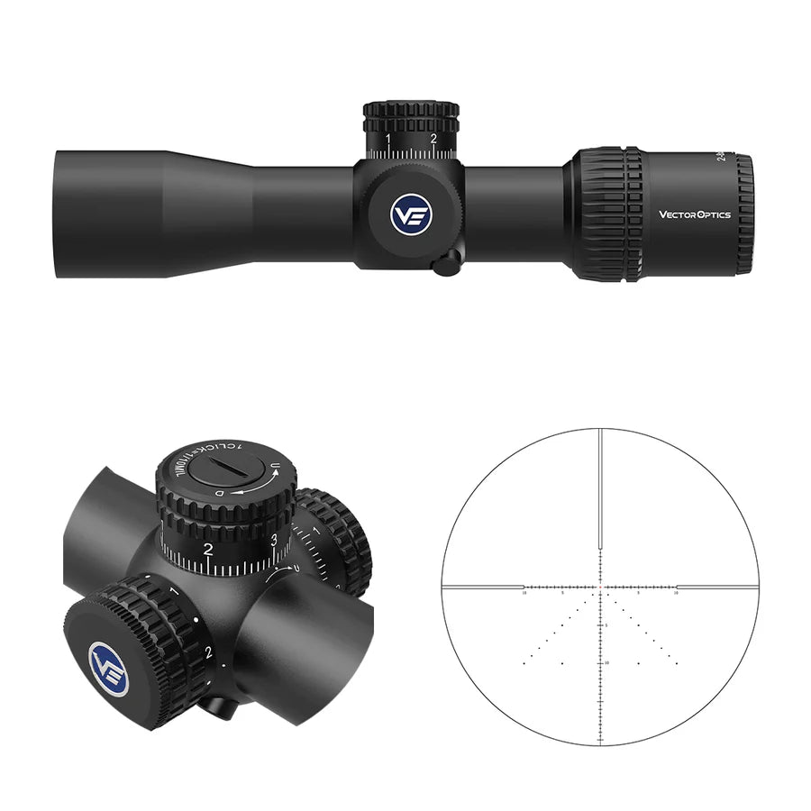 Vector Optics Veyron 2-8x32IR kompaktni puškarski ciljnik Vector Optics