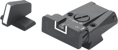 Browning Hi-Power podesivi nišani | bijele linije