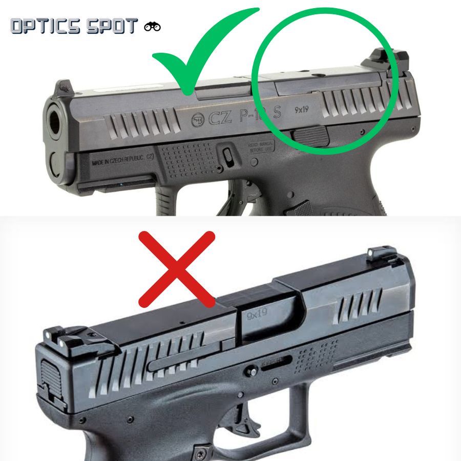 CZ P-10 adapter pločica | Trijicon RMR footprint