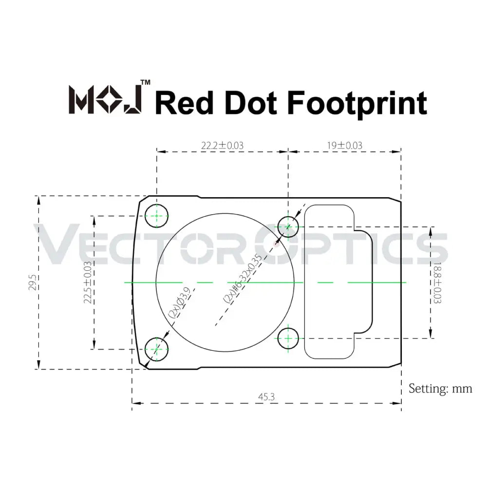 Vector Optics Frenzy 1x22x26 MOS red dot ciljnik Vector Optics