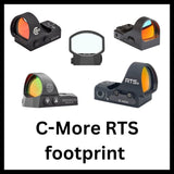 Red dot ciljnici s C-More RTS footprintom