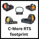 Red dot ciljnici s C-More RTS footprintom