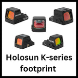 Red dot ciljnici s Holosun K-series footprintom