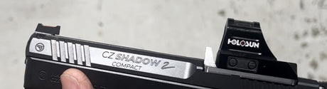CZ Shadow 2 adapter pločica with integrated forwarded stražnji nišan | Trijicon RMR footprint