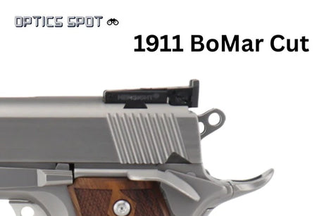 1911 [BoMar Cut] potpuno podesivi stražnji nišan | užlijebljen s 3 točke
