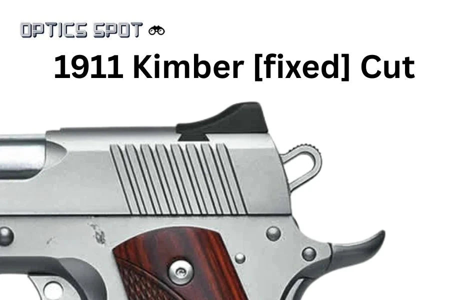 1911 [Kimber Fixed Cut] montaža za red dot | type S [RMSc, DPP, K-series footprint] EGW