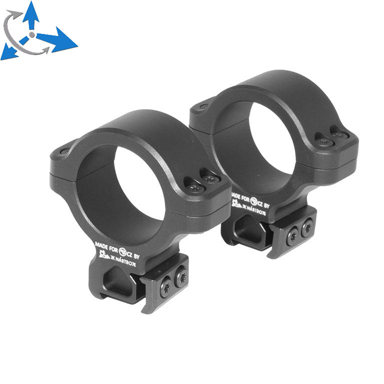 CZ 457 prsteni za optiku za dovetail | 30mm