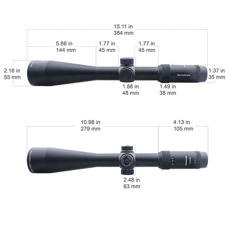 Vector Optics Forester 3-15x50SFP puškarski ciljnik