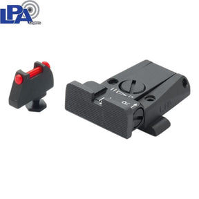 Podesivi nišani za Glock [G17 G19 G26 & other] | s fiber optikom