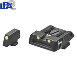 Podesivi nišani za Glock [G17 G19 G26 & other] | s luminiscentnim točkama