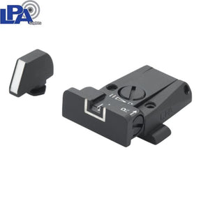 Podesivi nišani za Glock [G17 G19 G26 & other] | s bijelim linijama