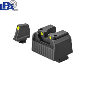 Visoki polupodesivi nišani za Glock MOS [G17 MOS G19 MOS & other] | s luminiscentnim točkama