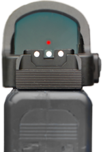 CZ P-10 Optics Ready polupodesivi nišani | s bijelim točkama