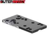 Montaža za red dot Glock models [G17 G19 G26 & other] | type C [RMR RTS Docter footprint]