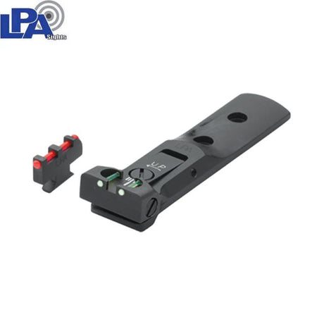 S&W revolver [686, 629, 19, 66, 586 & other] adjustable sight set [spring-front sight] | fiber optic