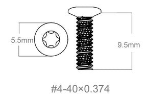 Set vijaka 3kom | 4-40x0.374’’ [T10]