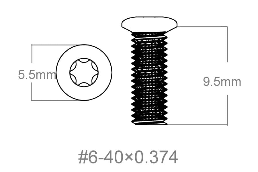 Set vijaka 3 kom | 6-40x0.374" [T10] 
