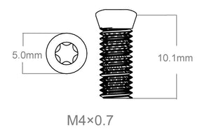 Set vijaka 3kom | M4x0.7 [T10]
