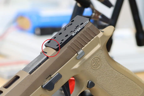 Sig P320-XFIVE [2014 - 2018] adapter pločica | tip C [RMR RTS & Docter footprint]