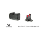 Sig Sauer P220 P226 P229 P320 & P365 Optics Ready visoki sportski nišani s optičkim vlaknima