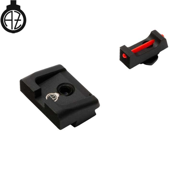 Nišani for Glock [G17, G19, G26 & other] with fiber optics | type A