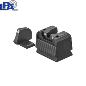 Smith & Wesson M&P M2.0 Optics Ready polupodesivi nišani | s bijelim točkama