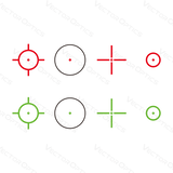 Vector Optics Omega 23x33 Četverostruki Refleksni Ciljnik crvena točka 