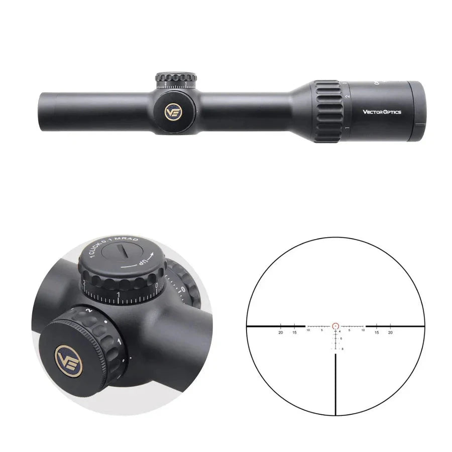 Vector Optics Continental x8 1-8x24 ED Tactical puškarski ciljnik Vector Optics