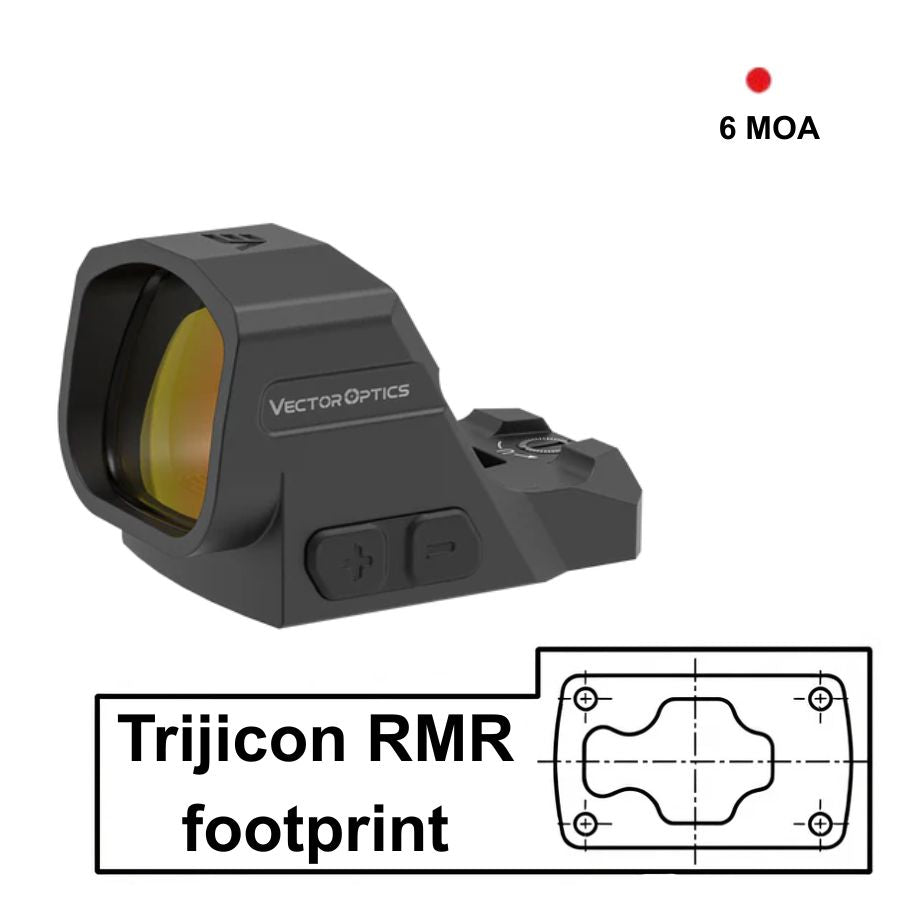 Vector Optics Frenzy 1x24x29 GenII 6 MOA red dot ciljnik