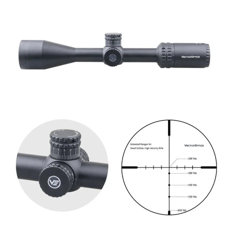 Vector Optics Hugo 3-12x44 SFP rifleskop Vector Optics