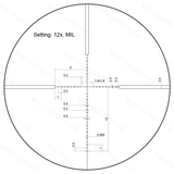 Vector Optics Veyron 3-12x44 SFP kompaktan optički nišan 