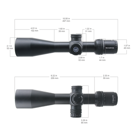 Vector Optics Veyron 4-16x44 IR First Focal Plane Illuminated puškarski ciljnik