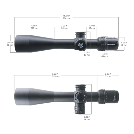 Vector Optics Veyron 6-24x44 IR First Focal Plane Illuminated puškarski ciljnik