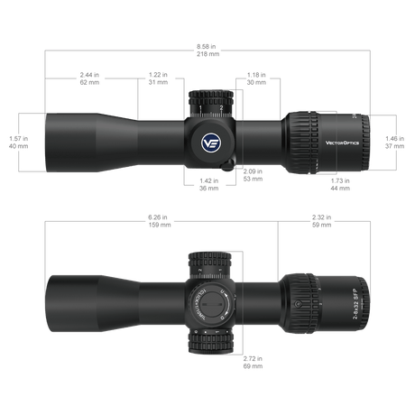 Vector Optics Veyron 2-8x32IR kompaktni puškarski ciljnik