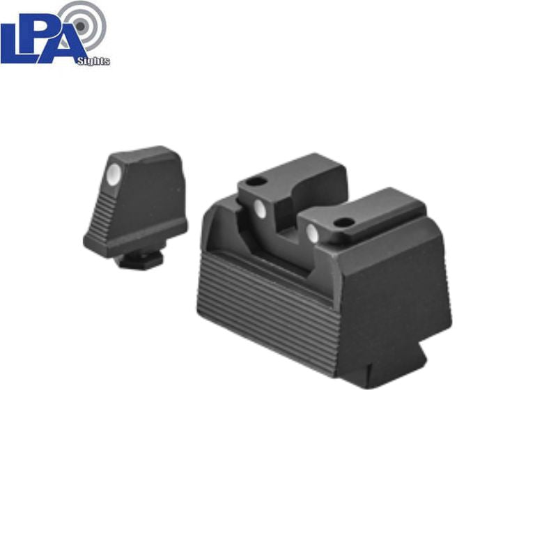 Walther PDP Optics Ready polu-podesivi set nišana | s bijelim točkama 