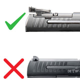 Walther PPQ [Q4 & Q5] Optics Ready ploča | tip A [RMSc, DPP, Docter footprinti] 
