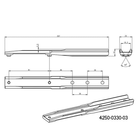 Adapter za InfiRay Rico RL 42 RH 50 | Blaser baza