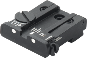 Podesivi stražnji nišan za Glock [G17 G19 G26 & other] | bijele točke