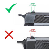Browning Hi-Power Vigilante adjustable sights | blank