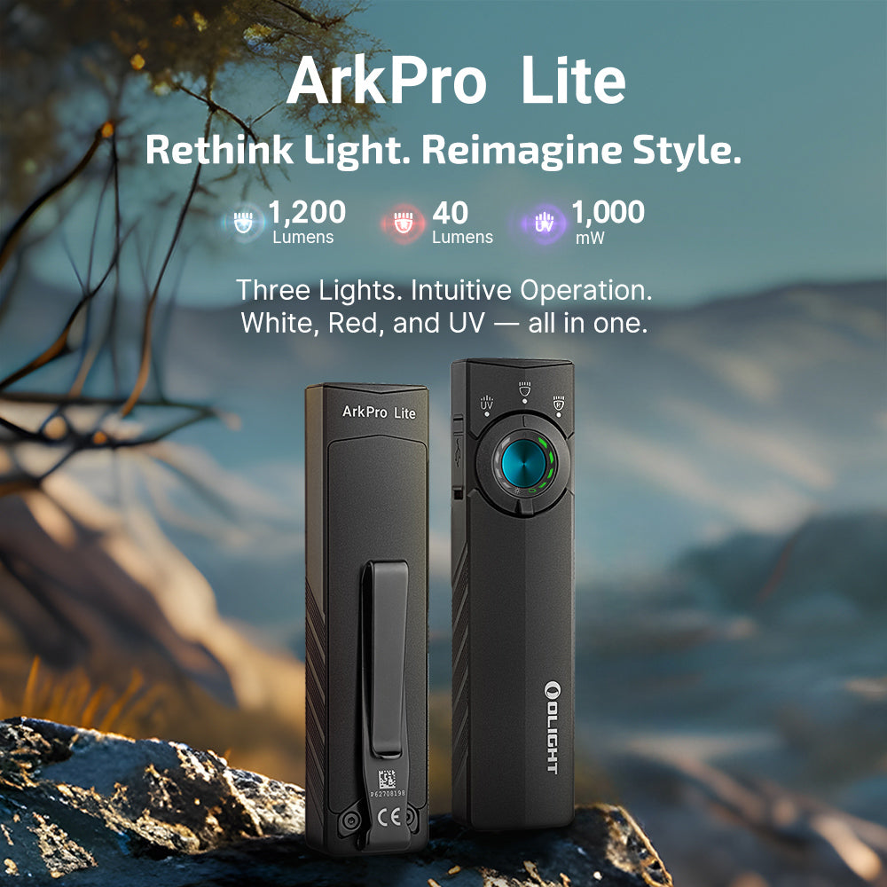 Olight ArkPro Lite | ravna 3-u-1 EDC svjetiljka | 1.200 lm