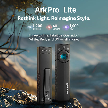 Olight ArkPro Lite | ravna 3-u-1 EDC svjetiljka | 1.200 lm