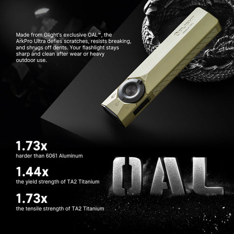 Olight ArkPro Ultra | flat 4-u-1 EDC svjetiljka | 1.700 lm - Olive Green
