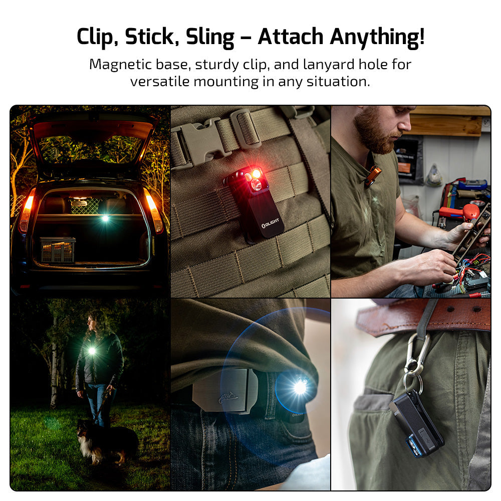 Olight Oclip Pro | višenamjenska svjetiljka s kopčom | 500 lm