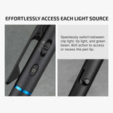 Olight O’Pen 3 | višenamjenska svjetiljka u obliku olovke | 120 lm + zeleni laser - Black
